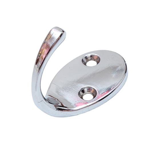 Изображение товара 1-рожковый крючок СКОБЯНОЙ мод. 55, хром 007664