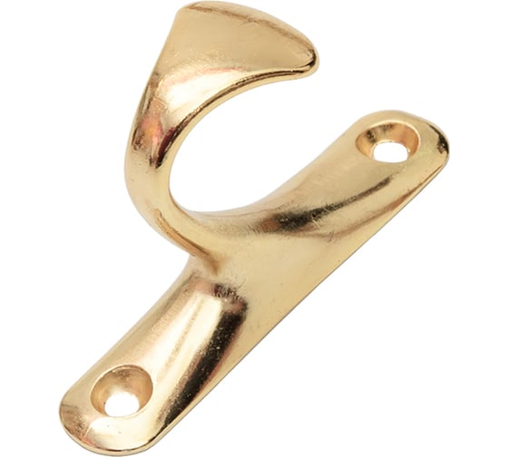 Изображение товара 1-рожковый крючок СКОБЯНОЙ мод. 63 золото 002836