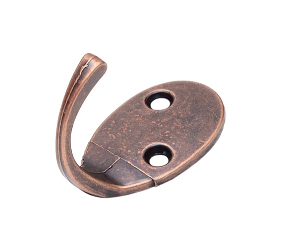 Изображение товара 1-рожковый крючок СКОБЯНОЙ мод. 55, медь 007436