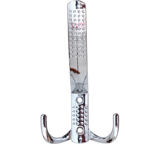 Изображение товара 3-х рожковый крючок СКОБЯНОЙ перфорированный, хром 002711