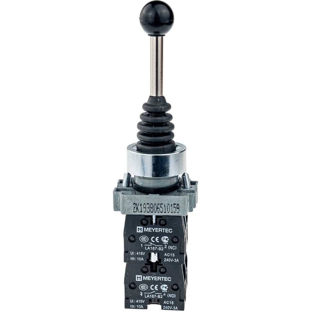 Джойстик в сборе MEYERTEC 4NO, 4 положения возврат, металл MTB2-PA24 арт. 00000079426