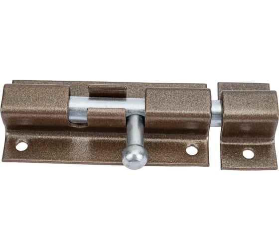 Изображение товара Прямоугольная задвижка СКОБЯНОЙ ШП-60 коричневый/цинк 002535