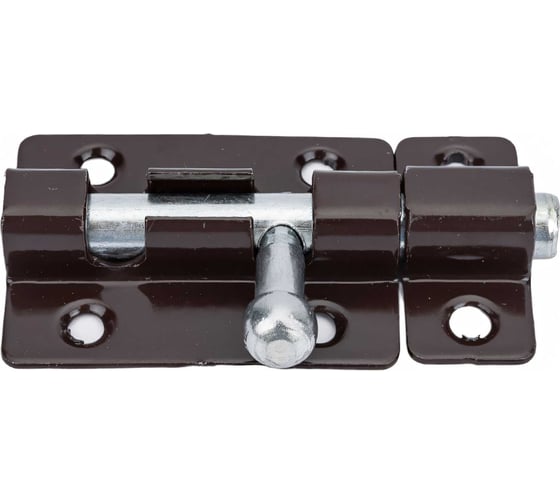 Изображение товара Прямоугольная задвижка СКОБЯНОЙ ШП-40 коричневый/цинк 002537