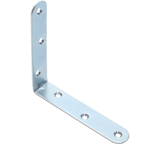 Изображение товара Мебельный уголок СКОБЯНОЙ 100х100х20 мм, цинк, 4 шт. 002619