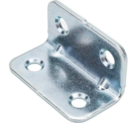 Изображение товара Мебельный уголок СКОБЯНОЙ 22х22х40 мм, цинк, 4 шт. 002859