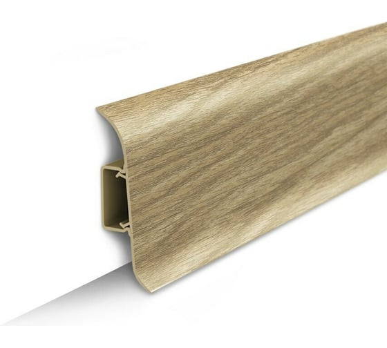 Изображение товара Плинтус с центральной планкой IDEAL Классик 85 мм, 2.2 м, 272 сосна золото К-П85п 272 СОС ЗЛТ