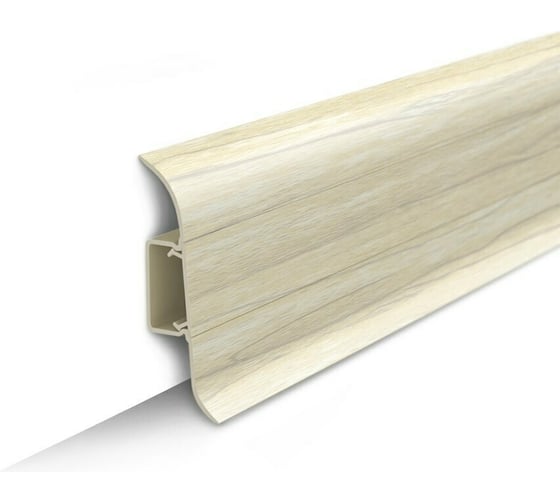 Изображение товара Плинтус с центральной планкой IDEAL Классик 85 мм, 2.2 м, 262 клен вермонт К-П85п 262 КЛН ВРМ