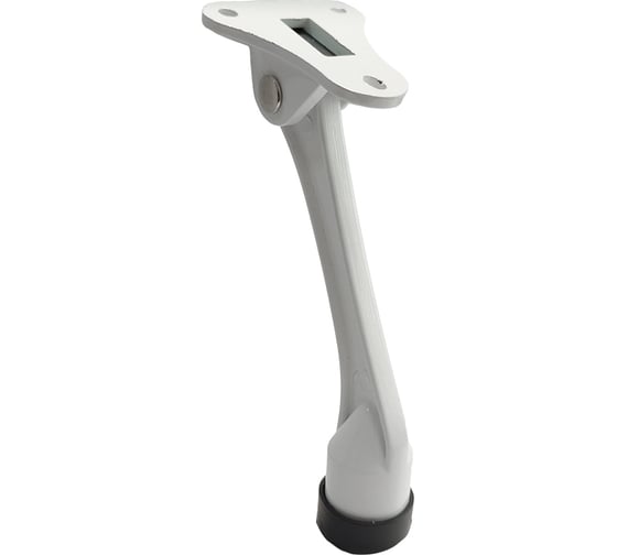 Изображение товара Дверной ограничитель СКОБЯНОЙ откидной, белый 008750