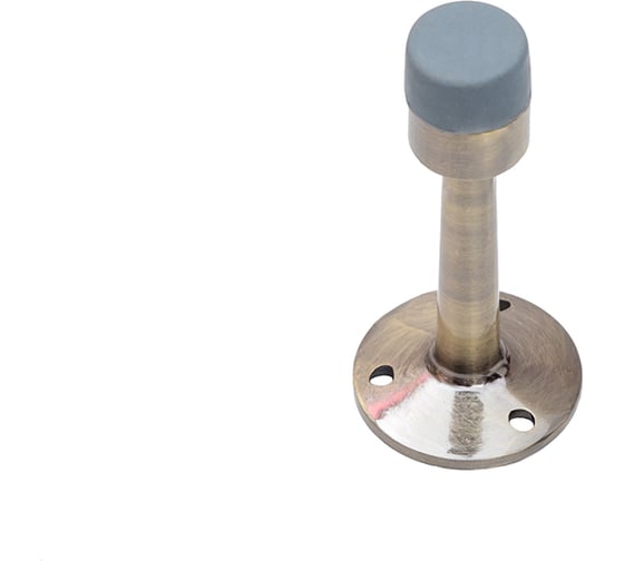 Изображение товара Дверной ограничитель СКОБЯНОЙ высокий, бронза 002385