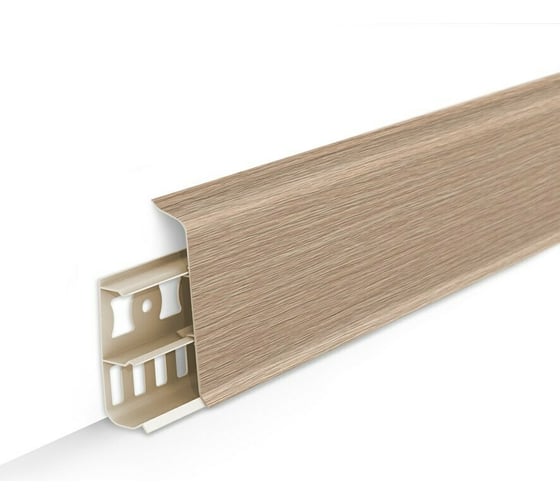 Изображение товара Напольный плинтус DECONIKA (55 мм; 2,2 м; 213 дуб северный; 1 шт.) Д-П55 213 ДУБ СЕВ