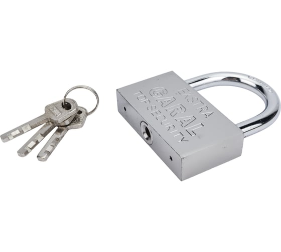 Изображение товара Навесной замок СКОБЯНОЙ стальной, 80 мм 002871