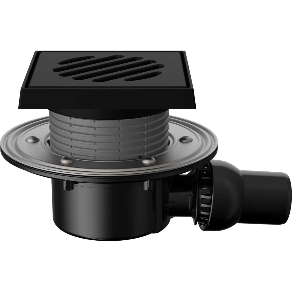 Изображение товара Сливной трап Fachmann T 520.1 POsG 150x150 регулируемый горизонтальный