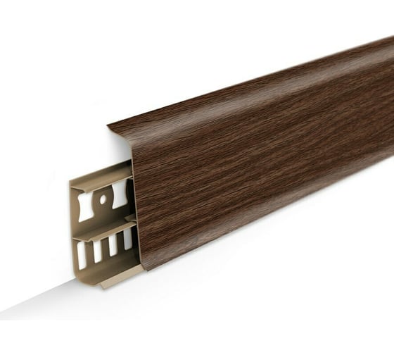 Изображение товара Напольный плинтус DECONIKA (55 мм; 2,2 м; 291 орех; 1 шт.) Д-П55 291 ОРХ