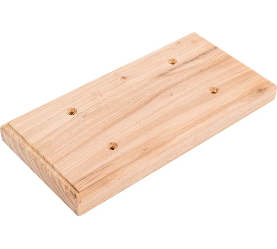 Изображение товара Накладка на бревно TDM ELECTRIC деревянная, универсальная НБУ 1Пх2 95x195 мм, под покраску SQ1821-0405