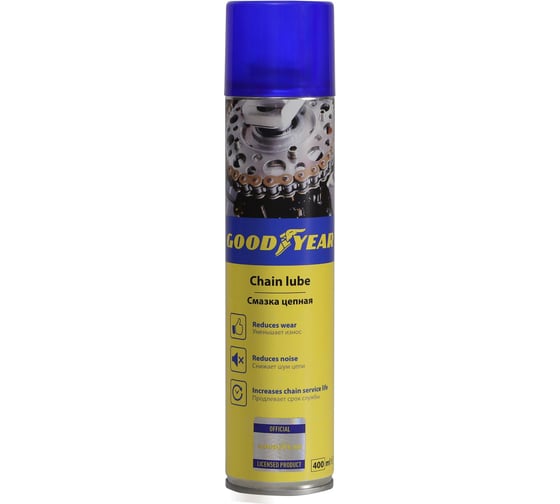 Изображение товара Цепная смазка Goodyear аэрозоль, 400 мл GY000718