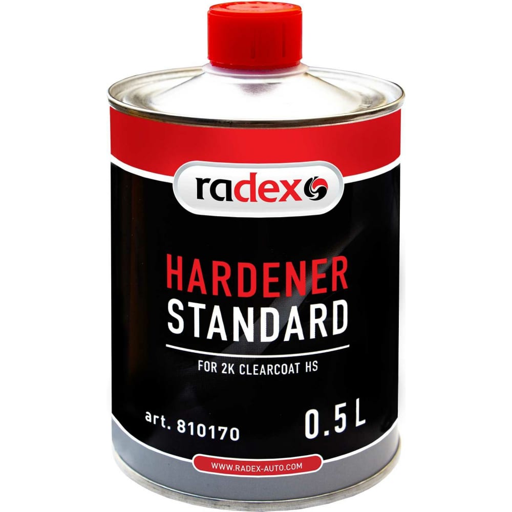 Стандартный отвердитель для 2K HS прозрачного лака Radex отвердитель для 2к лака hs formel