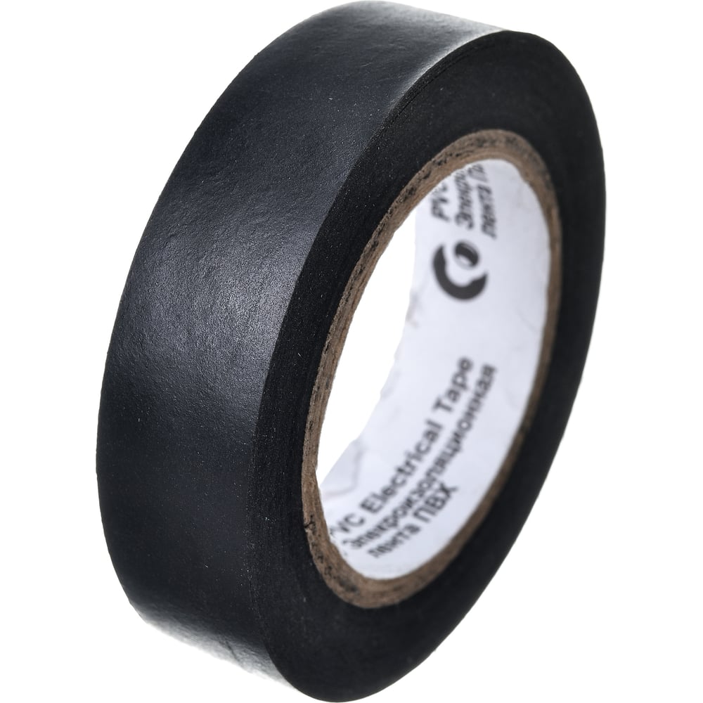 Изображение товара Изоляционная лента Петрович ПВХ черная 15 мм 10 м для электроизоляции