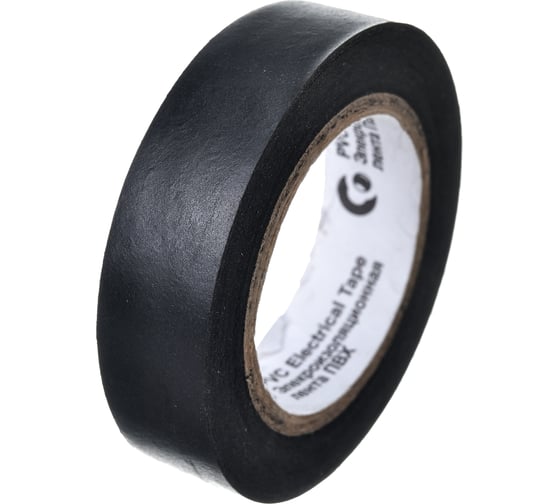 Изображение товара Изоляционная лента Петрович ПВХ, черная П108-02 4100002221