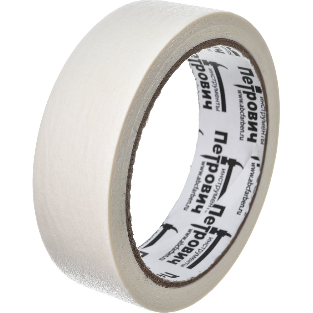 Изображение товара Малярная креповая лента Петрович размер 28 мм х 25 м П070-2825 4100003120