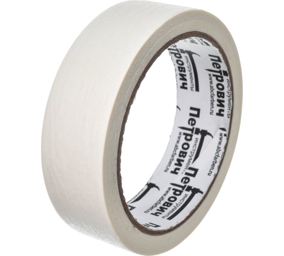 Изображение товара Малярная креповая лента Петрович размер 28 мм х 25 м П070-2825 4100003120