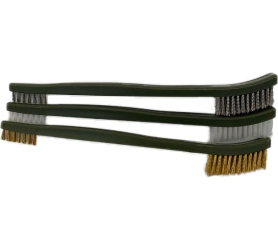 Изображение товара Детейлинговая двухсторонняя щетка AMR набор 3 шт. A1001BRSH