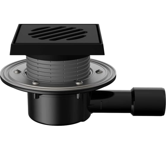 Изображение товара Сливной трап Fachmann регулируемый с гидрозатвором T 510.1 PNsG 150x150 горизонтальный выпуск 04.040