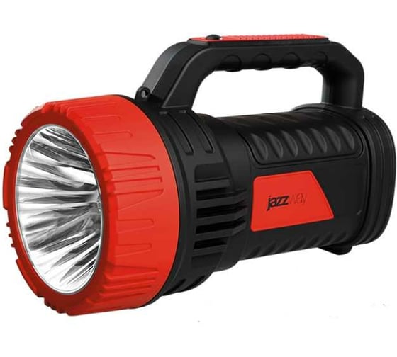 Изображение товара Фонарь-прожектор Jazzway аккумуляторный Accu7-L10W/L10W-bk 2в1 10Вт 332лм + светильник 20х0.5Вт IP20 335лм аккум. 6А.ч диммер 5007413