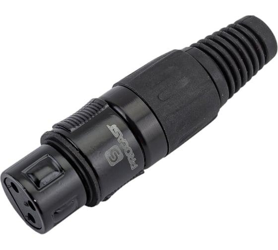 Изображение товара Разъем PROCAST cable XLR6/Female XLR female, черный НФ-00000430