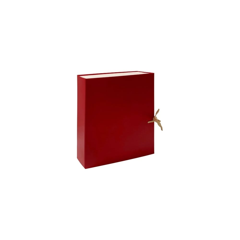 Складная архивная папка-бокс LAMARK, цвет красный