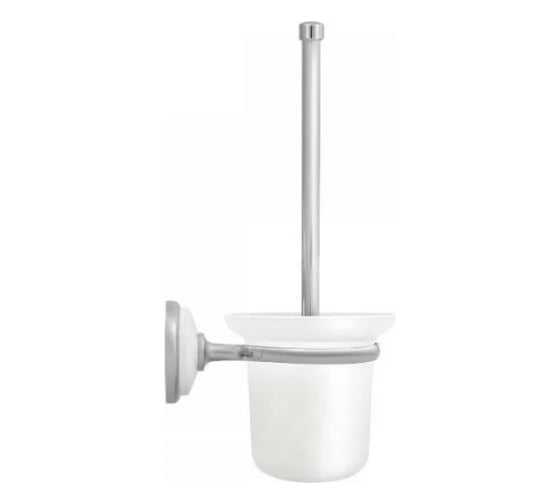 Изображение товара Туалетный ершик Solinne Blanco стеклянный хром, стекло-сатин B-51114 2522.022