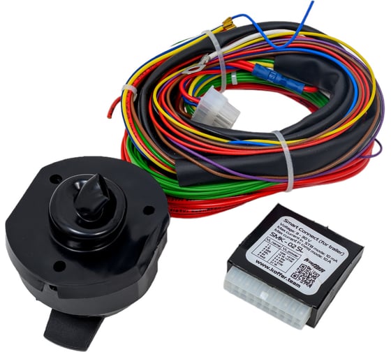 Изображение товара Блок согласования электрики фаркопа с розеткой Koffer PT Group Smart Connect UNI-00-991401.00