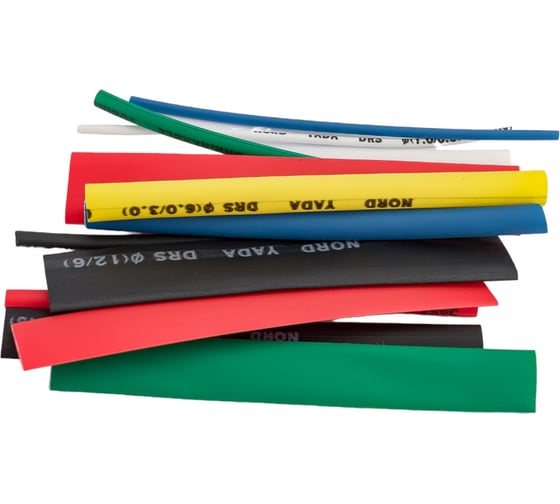 Изображение товара Термоусадочная трубка Nord-Yada набор №3 L=10см (14шт 1-12мм) цветные 908025