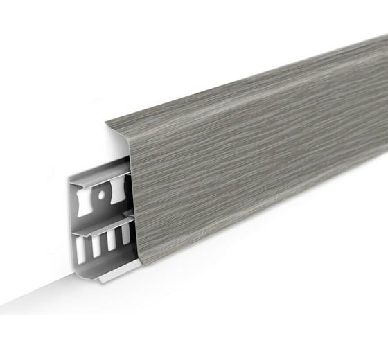 Изображение товара Напольный плинтус DECONIKA (85 мм; 2,2 м; 210 дуб пепельный; 1 шт.) Д-П85 210 ДУБ ПЕП