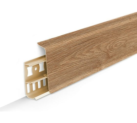 Изображение товара Напольный плинтус DECONIKA (85 мм; 2,2 м; 221 дуб янтарный; 1 шт.) Д-П85 221 ДУБ ЯНТ