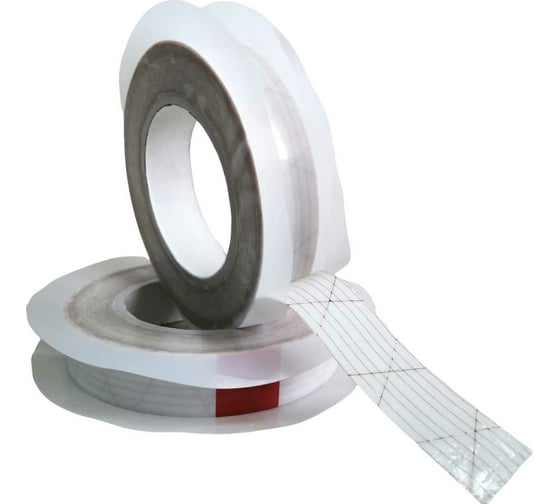 Изображение товара Клейкая лента для склейки мембраны и пароизоляции Tectis Sitko DUO 25 мм x 25 м, армированная, двусторонняя 97521