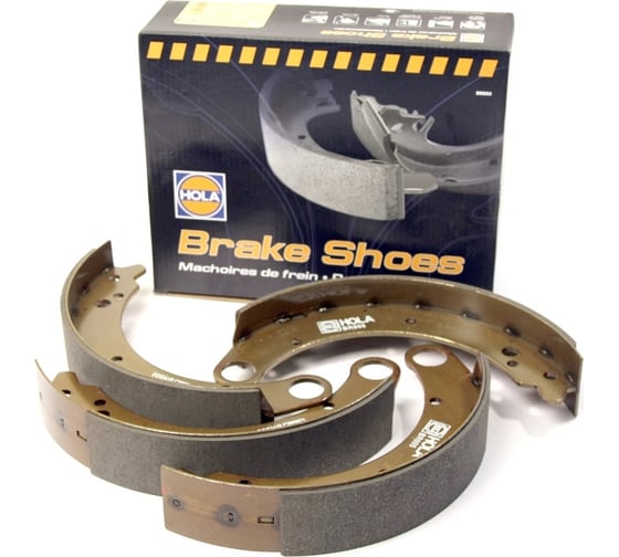 Изображение товара Колодка тормозная задняя 4 шт. для ГАЗ 2410, 3110 HOLA BR805