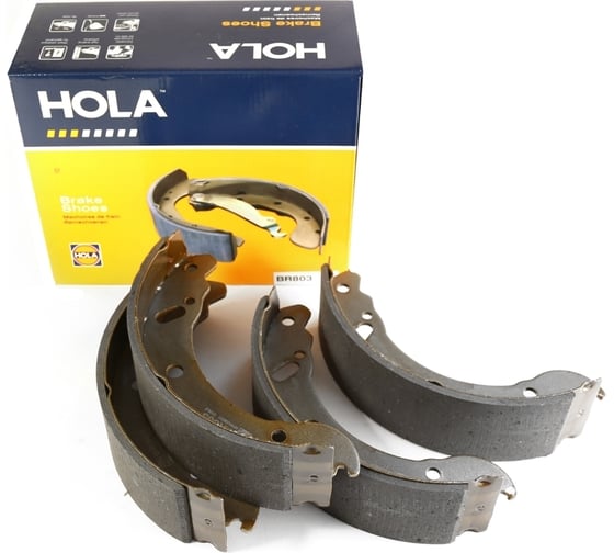 Изображение товара Колодка тормозная задняя 4 шт. для ГАЗ 3302, 2217, NEXT HOLA BR803