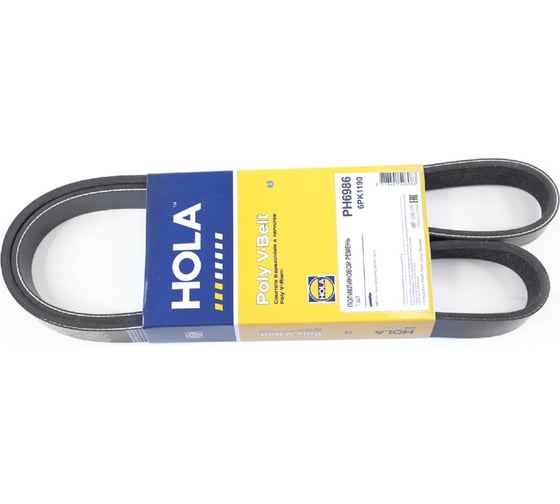 Изображение товара Ремень генератора 1190 для УАЗ 3160, 3151 дв. 409 с ГУР HOLA PH6986