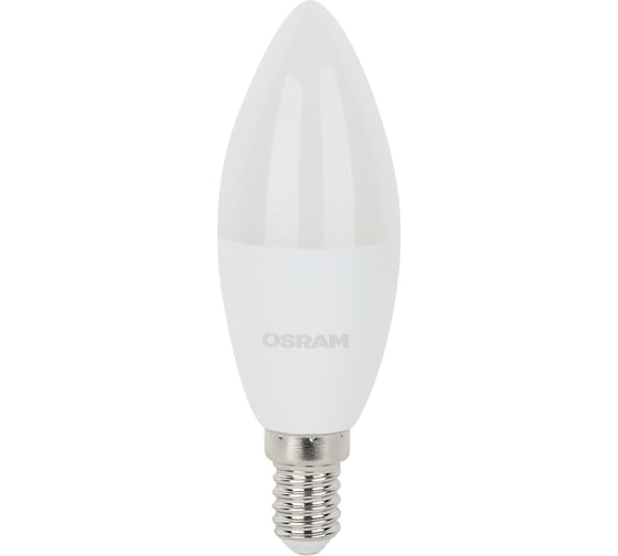 Изображение товара Светодиодная лампа Osram LSCLB75 9W/827 230VFR E14 10x1 4058075696655