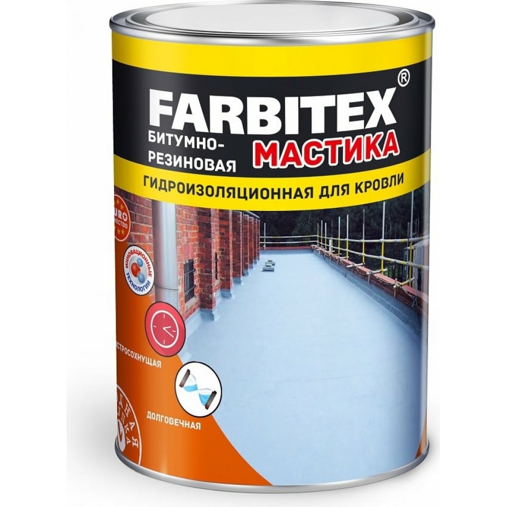 Битумно-резиновая мастика Farbitex 4300010222