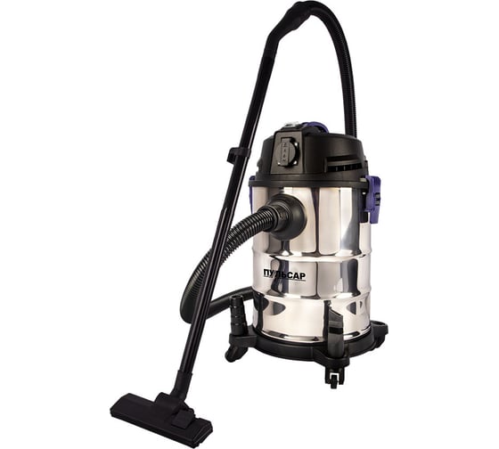 Изображение товара Пылесос строительный Пульсар ПС 251 1400 Вт, 25л, розетка до 2000 Вт, шланг 1,5м 907-422