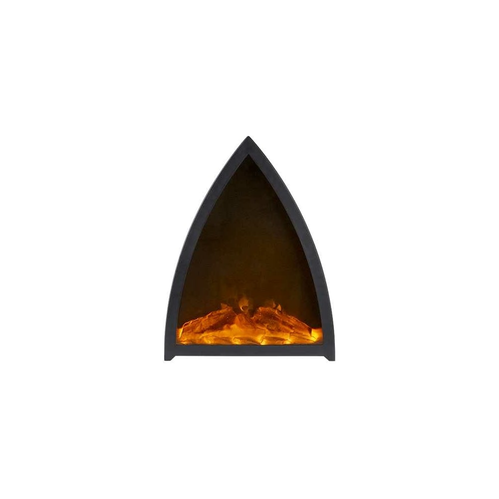 Треугольный светильник-камин ФАZА камин интерфлейм