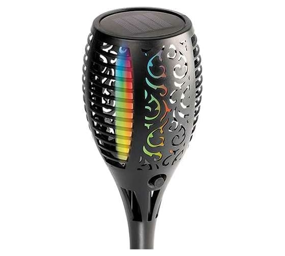 Изображение товара Светодиодный светильник ФАZА SLR-S11-RGB садовый эффект факела 33LED 58см IP44 (3 варианта установки) солнечная батарея 5040823