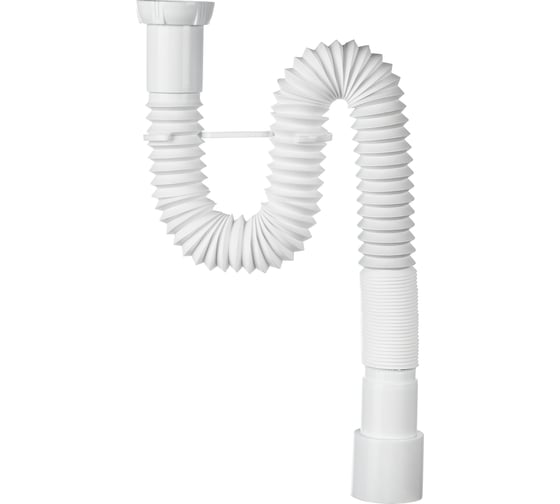 Изображение товара Гофрированный сифон без выпуска Wirquin 1 1/2x40/50 мм L800 мм с хомутом жёсткости 30717993