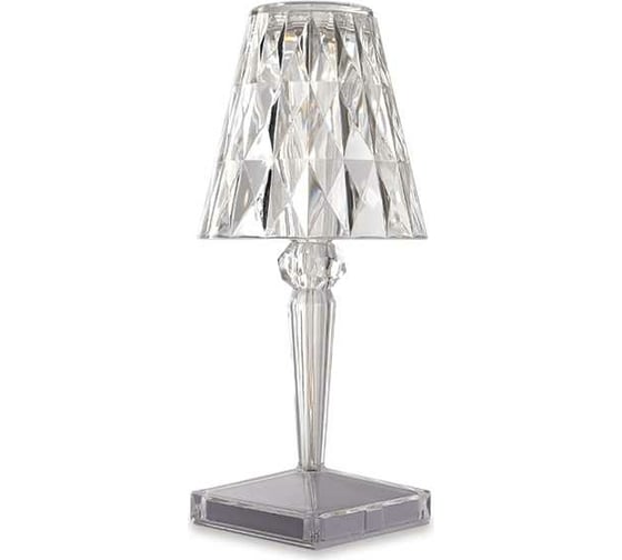 Изображение товара Светодиодный светильник ФАZА настольный CTL1-USB 3Вт 120лм 5В 2SMD IP20 диммер: 2700-3000К/4000-4500К/6000-6500К ночник прозр. кристалл акрил 5040922