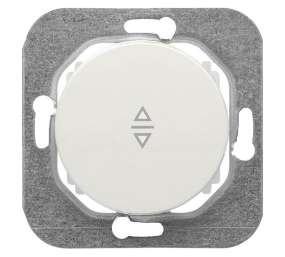 Изображение товара Механизм выключателя Bylectrica 1-клавишный, проходной, скрытая установка, серия ПРОВАНС, С610-3361 перламутр