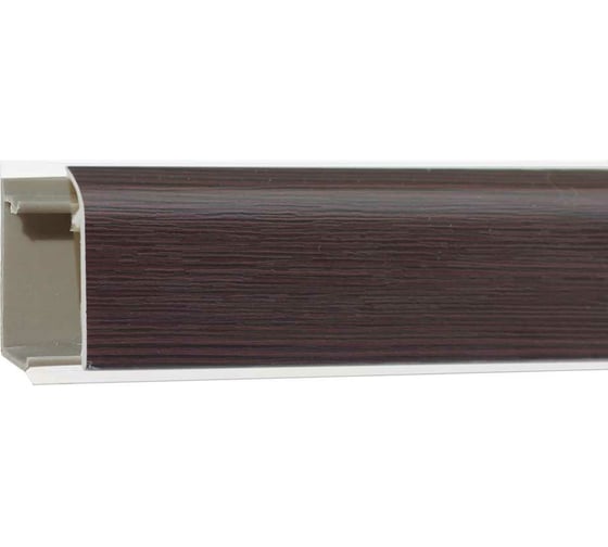 Изображение товара Плинтус ООО ДЕКОПЛИНТ ДЖОКЕР 3 № 3844 дуглас темный 3.05 м 10 2091