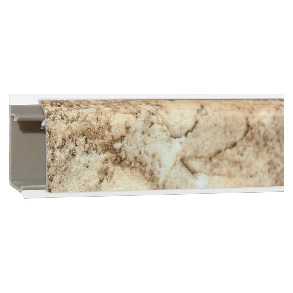 Изображение товара Плинтус ООО ДЕКОПЛИНТ ДЖОКЕР 3 № 3024 мрамор золотой 3,05 м