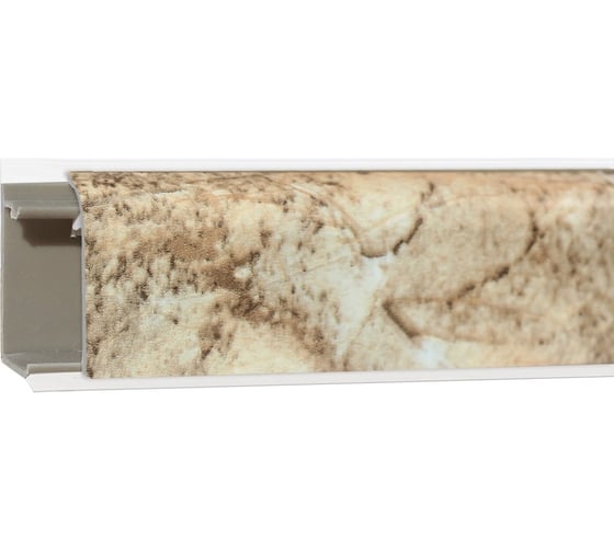 Изображение товара Плинтус ООО ДЕКОПЛИНТ ДЖОКЕР 3 № 3024 мрамор золотой 3.05 м 03 1001