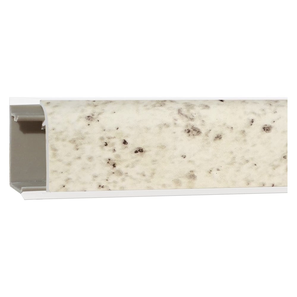 Изображение товара Плинтус ПВХ ДЕКОПЛИНТ ДЖОКЕР 3 № 5219 3,05 м кашемир белый